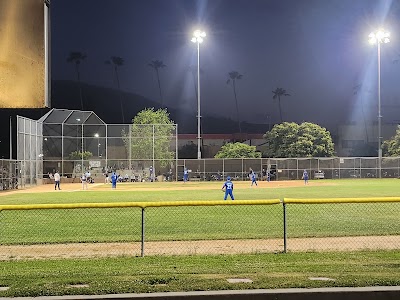 Little league baseball field
